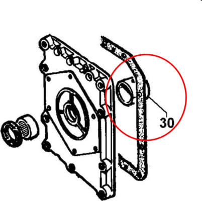Höfuðlega std. 6LD400  ED0016110180-S