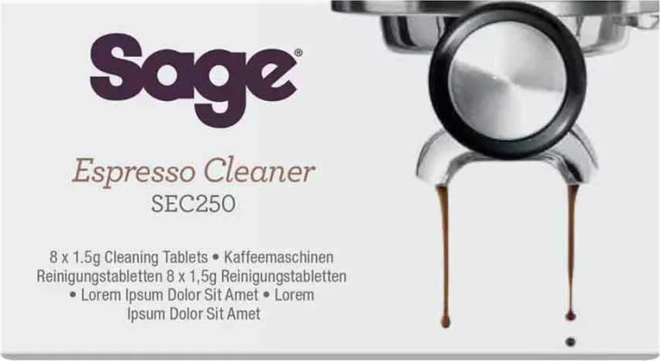 Hreinsitöflur fyrir Sage kaffivélar