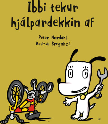 Ibbi tekur hjálpardekkin af