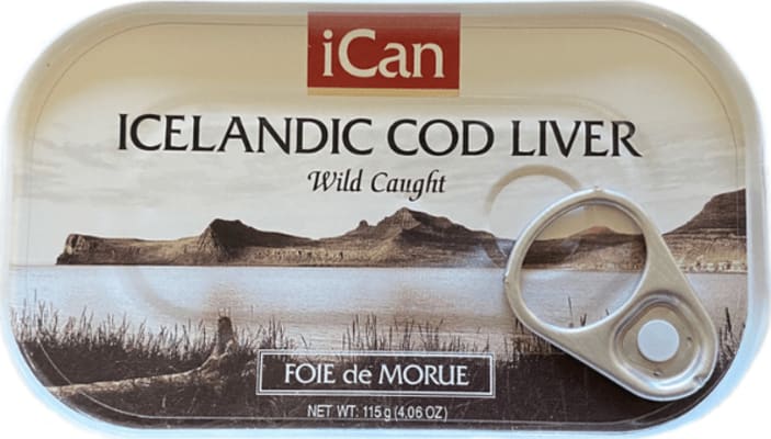 iCan Íslensk Þorsklifur - 115 gr.