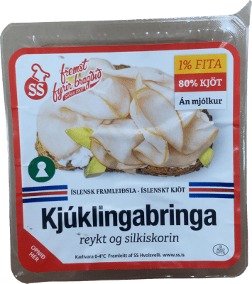 SS Kjúklingabringa reykt og silkiskorin 140 g