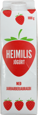 Heimilis Jógúrt með jarðarberjabragði 1000 g