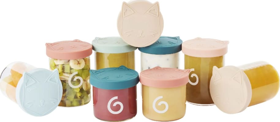 ISY Bowls Superior Glass Babybols – 6 stk x 250 ml + 3x120ml