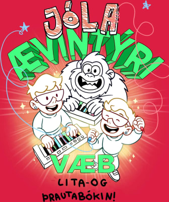 Jólaævintýri Væb - lita og þrautabókin