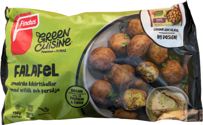 Findus Green Cuisine Falafel hvítlaukur & steinselja 450 g