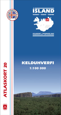Kelduhverfi 1:100 000 - Atlaskort 20
