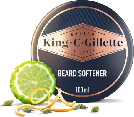 King C Gillette mýkingarkrem fyrir skegg 100 ml
