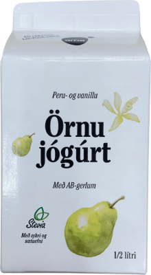 Örnu Jógúrt Peru- og Vanillu Án Laktósa 500 ml