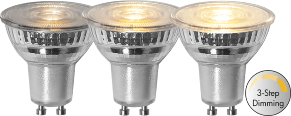LED pera 4,4W Gu10 Þrepadimming