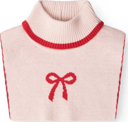 Louise neckwarmer – Almond peach