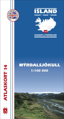 Mýrdalsjökull 1:100 000 - Atlaskort 14