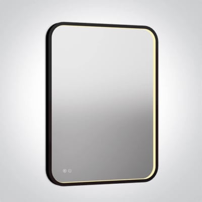 Mirror LED 20W Square Black