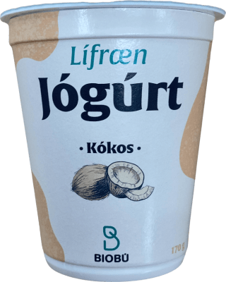 Biobú Lífræn Jógúrt Kókos 170 g