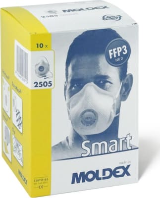 Moldex SMART rykgríma FFP3 með ventli, 10stk