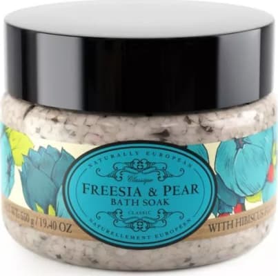 Naturally European Freesia & Pear bað salt 500 gr