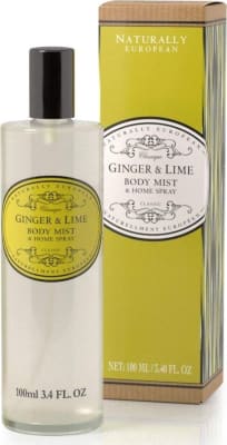 Naturally European Ginger & Lime Body & Home Mist 100 ml