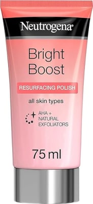 Neutrogena Bright Boost Resurfacing Micro Polish Facial Andlitsskrúbbur með Glycolic og Mandelic AHAs 75 ml