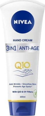 Nivea Q10 3 in 1 Handáburður sem vinnur gegn öldrunareinkennum húðarinnar 100 ml