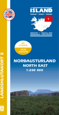 Norðausturland 1:200 000: Landshlutakort 5