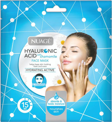 Nuage Hyaluronic Acid rakagefandi andlitsmaski með kamillu  1 meðferð