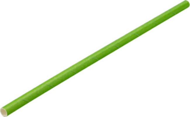 Papparör græn 250 stk í pk