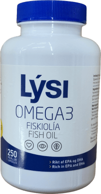 Lýsi Omega-3 Fiskiolía 250 stk