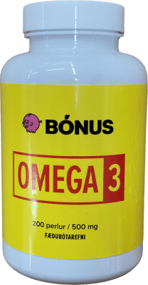 Bónus Omega 3 500 mg 200 stk