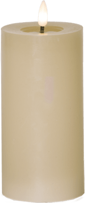 Pillar kerti 12,5cm beige