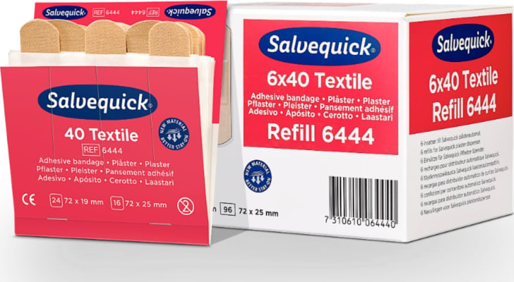 Plástrapakkar Tau, áfylling 6x40 stk