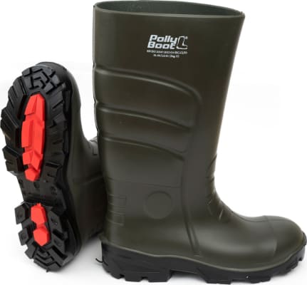 PollyBoot Landbúnaðarstígvél græn, án stáltá