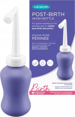 Post birth wash bottle