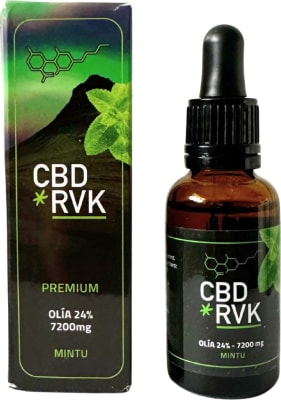 Premium CBD Olía / 24% 7200mg Stór / 30ml / Mintu