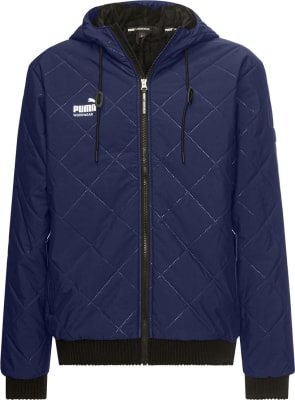 Puma Essentials vatteraður jakki, navy