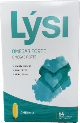 Lýsi Omega-3 Forte 64 stk