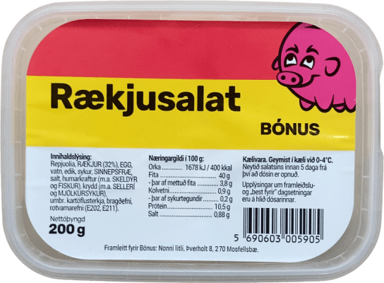 Bónus Rækjusalat 200 g