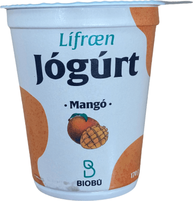Biobú Lífræn Jógúrt Mangó 170 g