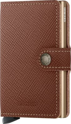 Secrid Miniwallet - Saffiano Caramel