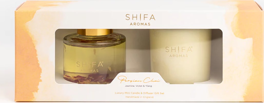 Shifa Aromas Persian Chai - Lúxus Ilmkerti & Ilmstangir gjafa sett