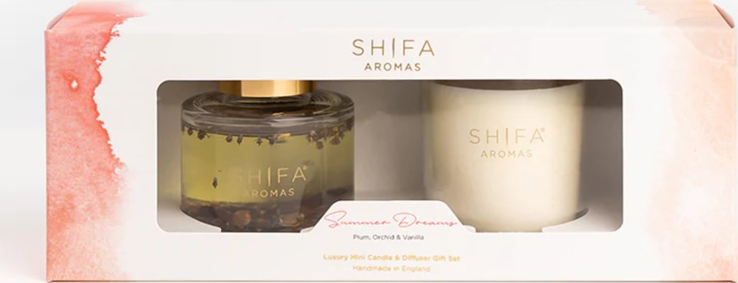 Shifa Aromas Summer Dreams- Lúxus Kerti & Ilmstangir gjafa sett