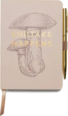 Shiitake Happens - Notebook with Pen