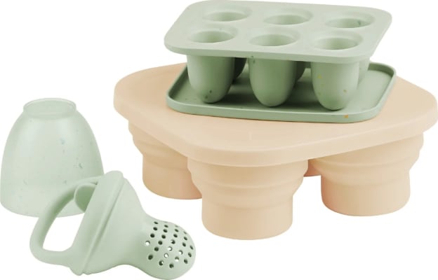 Silicone Containers & Feeder Set