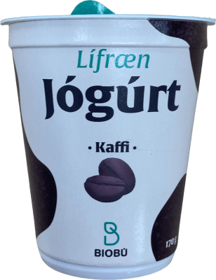Biobú Lífræn Jógúrt Kaffi 170 g