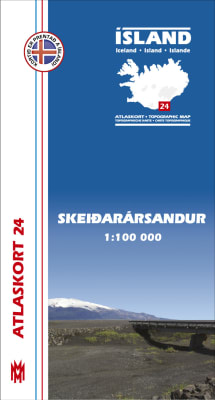 Skeiðarársandur 1:100 000 - Atlaskort 24
