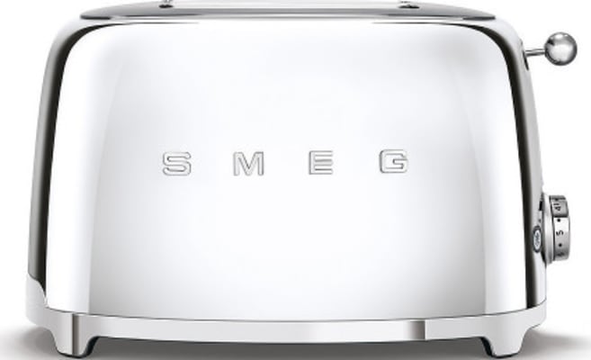 Smeg brauðrist fyrir 2 sneiðar retro style - stál.