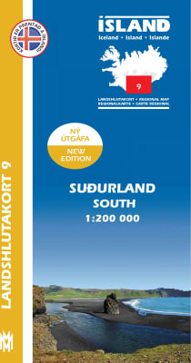 Suðurland 1:200 000: Landshlutakort 9