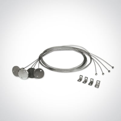 Suspension kit for led panels