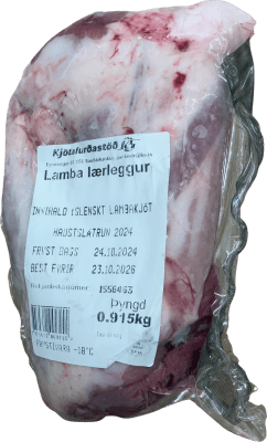Kjötafurðastöð Lamba lærleggur 915 g