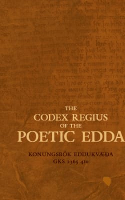 The Codex Regius of the Poetic Edda - Konungsbók Eddukvæða