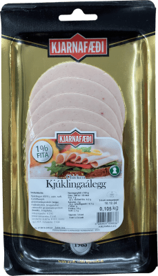 Kjarnafæði Kjúklingaálegg 1% fita 105 g