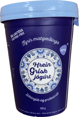Arna Hrein Grísk Jógúrt Laktósafrí 500 g